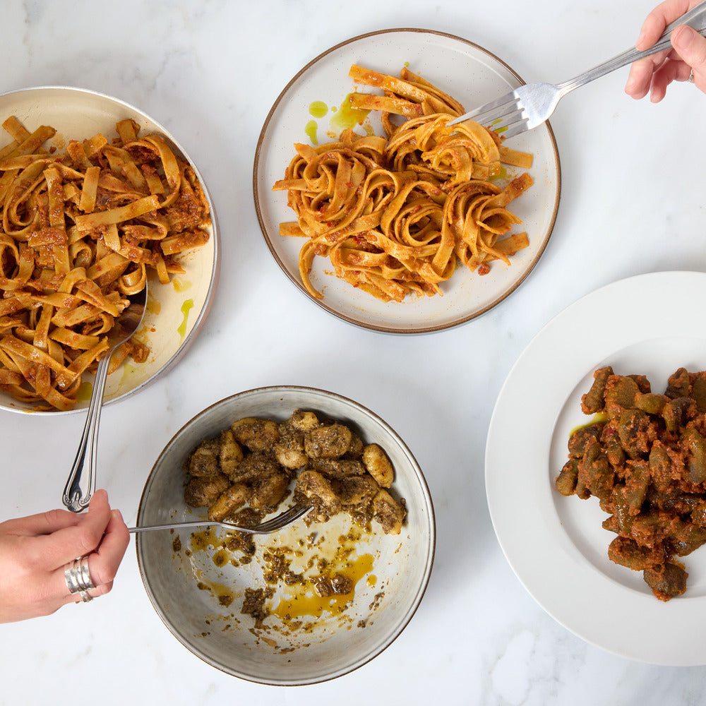 The Ultimate Guide to Pairing Pasta Shapes with The Saucerer's Gourmet Stir-in Sauces