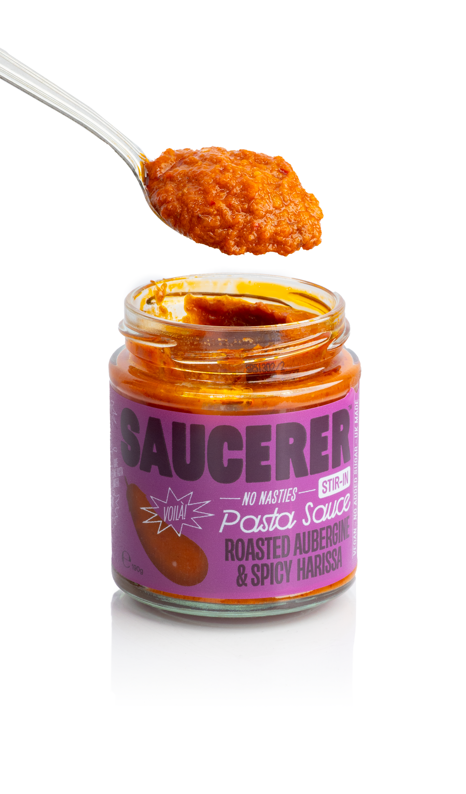 Roasted Aubergine & Spicy Harissa Pasta Sauce 190g