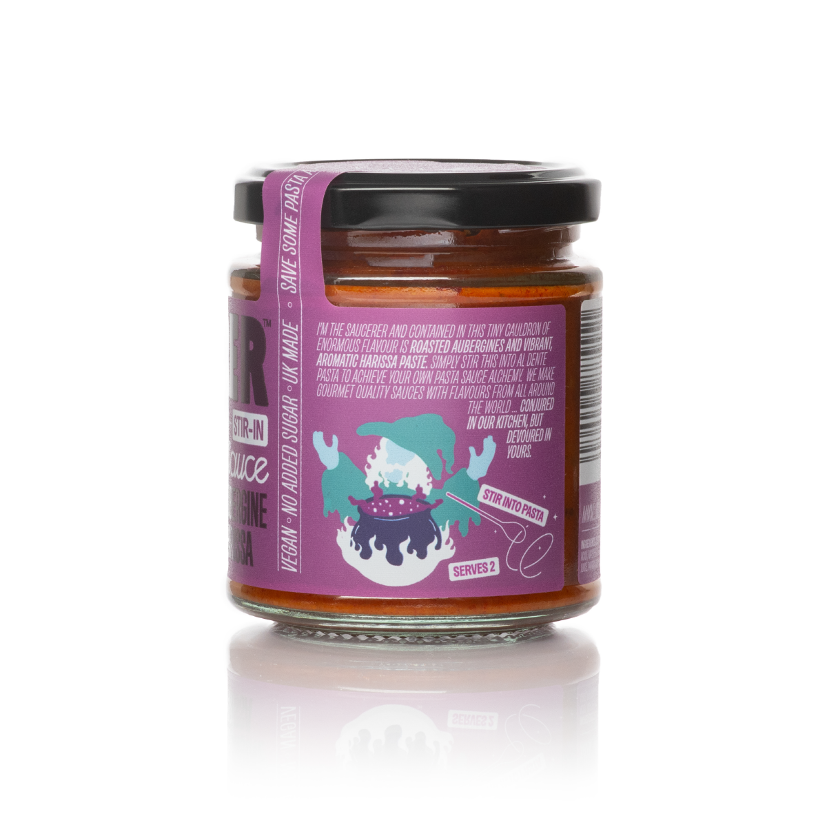 Roasted Aubergine & Spicy Harissa Pasta Sauce 190g