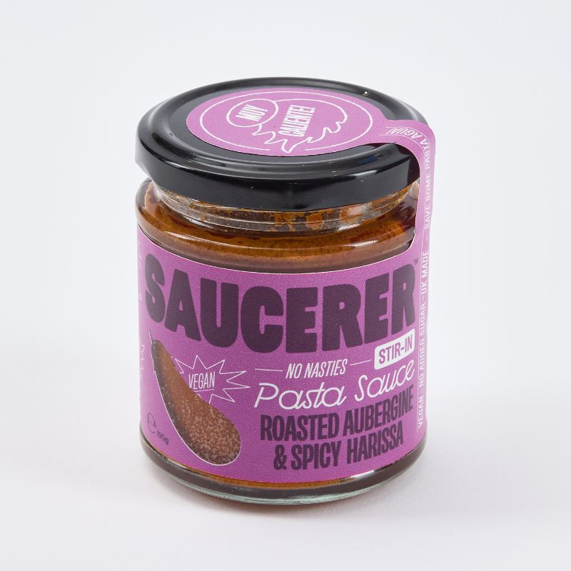 Roasted Aubergine & Spicy Harissa Pasta Sauce 190g