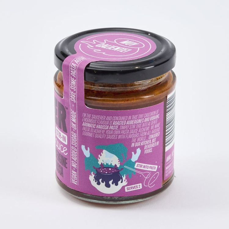 Roasted Aubergine & Spicy Harissa Pasta Sauce 190g